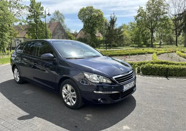 wielkopolskie Peugeot 308 cena 43665 przebieg: 175000, rok produkcji 2017 z Szczebrzeszyn